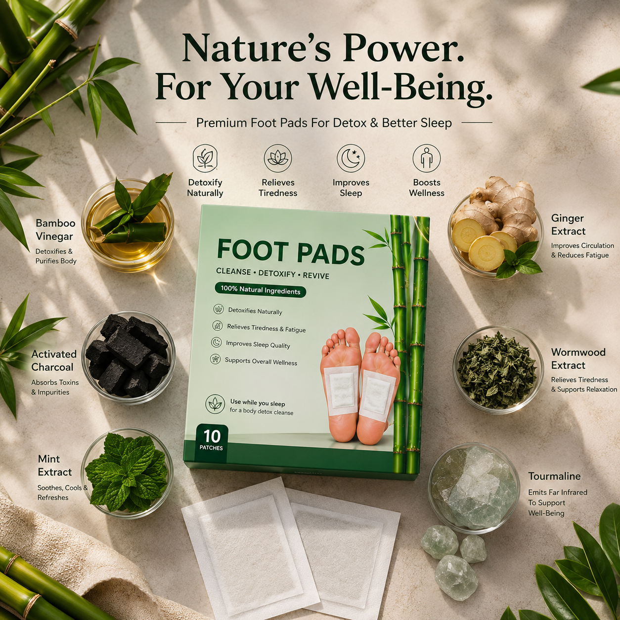 Velzoo Premium Detox Foot Patch